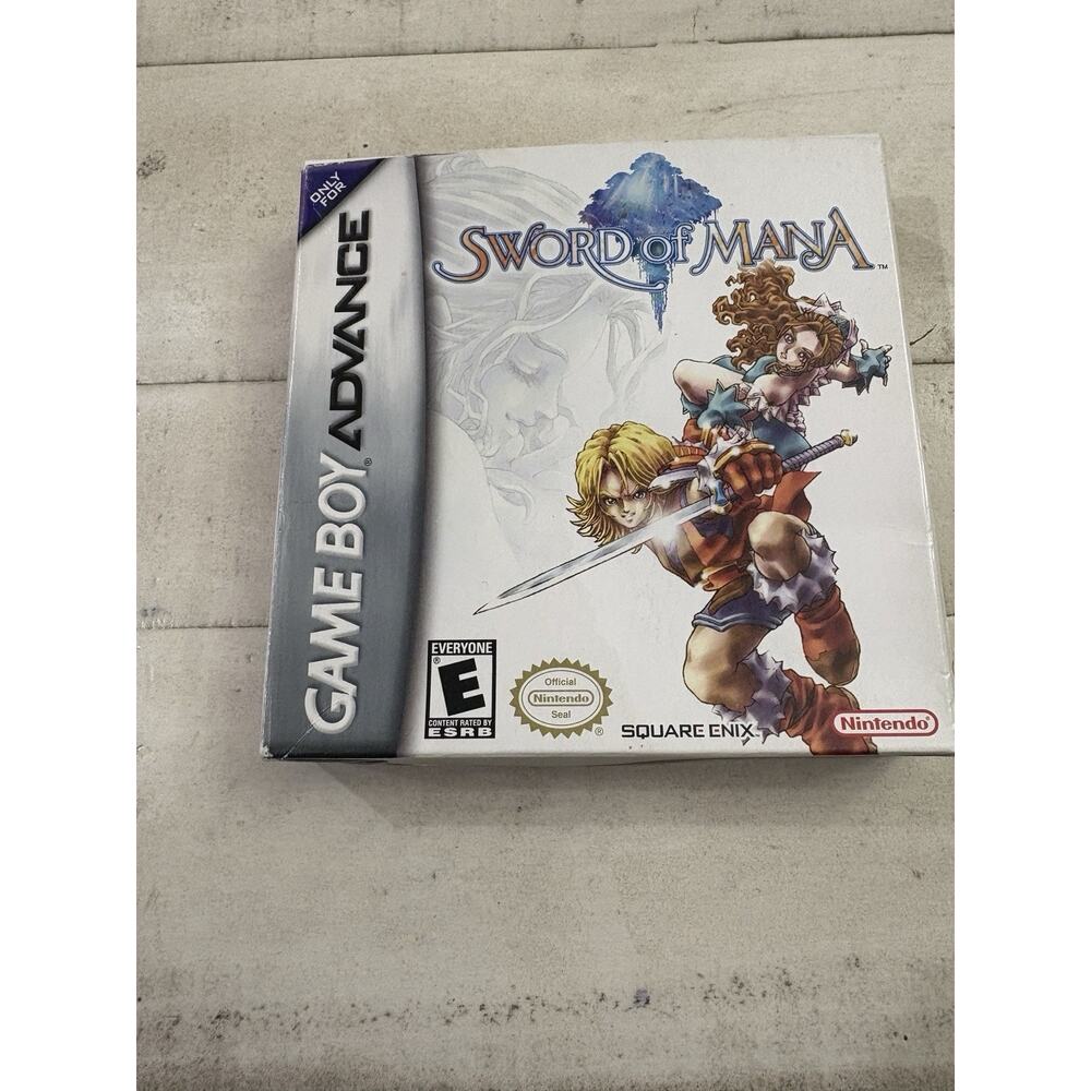 Sword of Mana (Nintendo Game Boy Advance, 2003) CIB + Box Protector